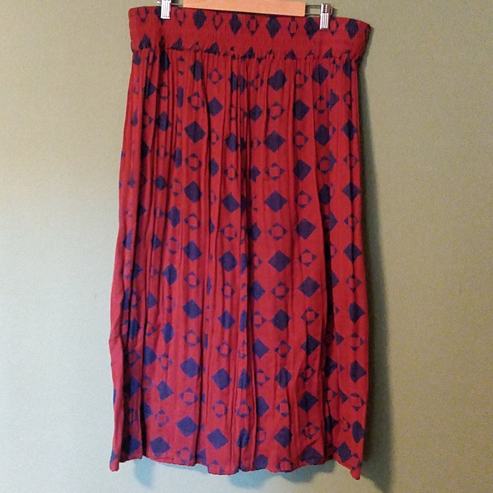 Ace&Jig Reversible Rara Midi Skirt // Copper, 1X